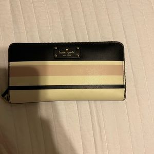 Black/White/Pink Kate Spade Wallet